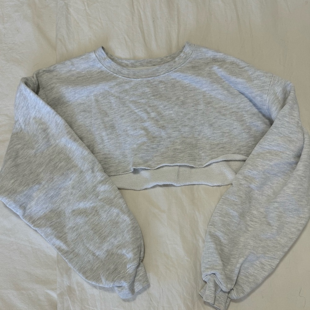 JOAH BROWN cropped sweatshirt